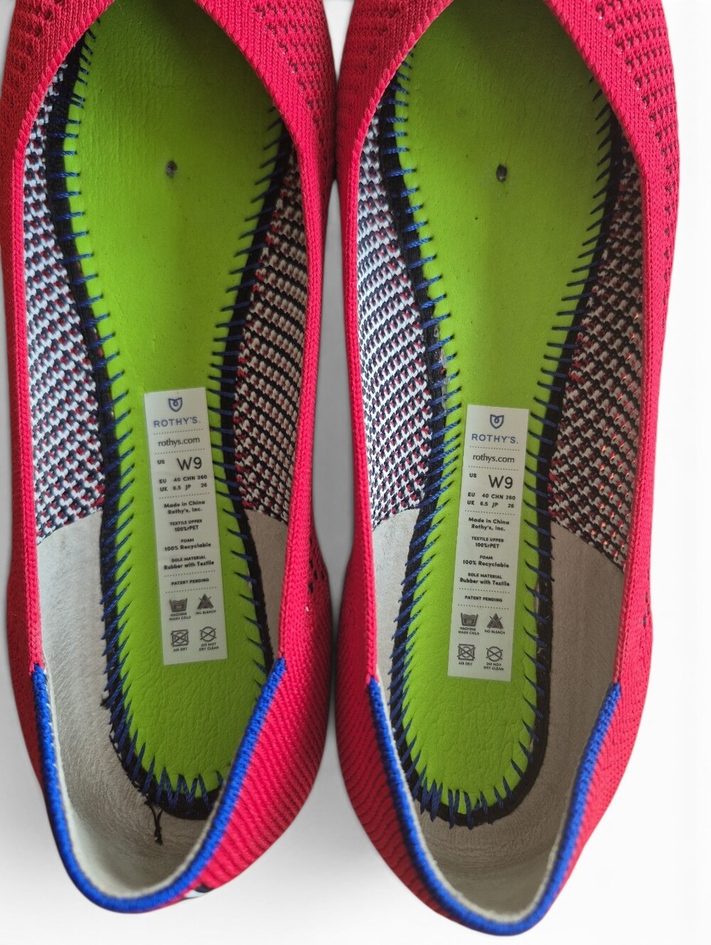 Rothy's Women's Pointed Toe Captoe Flats - Picture 11 of 11
